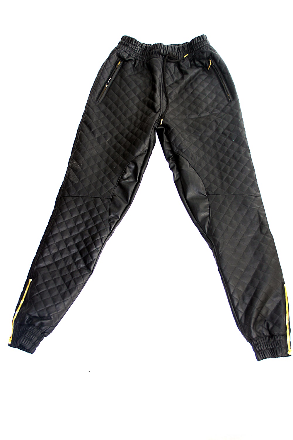 LEATHER QUILTED PANTS (NEW ARRIVAL)